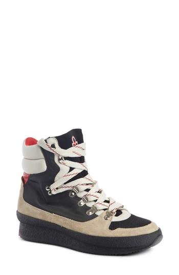 Women's Isabel Marant Brendta High Top Sneaker Boot Us / 35eu - Black