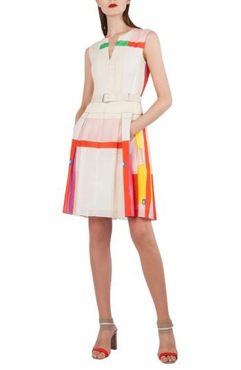 Women's Akris Mural Print Cotton Voile Dress
