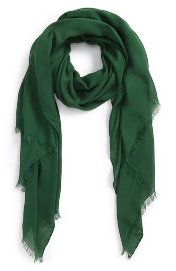 Men's Drakes Solid Scarf, Size - Green