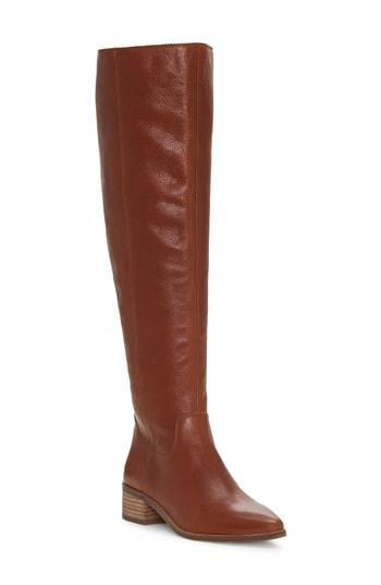 Women's Lucky Brand Kitrie Boot, Size 5.5 M - Brown