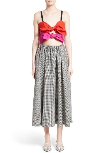 Women's Isa Arfen Double Knot Midi Dress Us / 6 Uk - Red