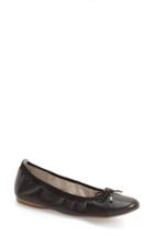 Women's Tamaris 'alena' Cap Toe Flat Eu - Black