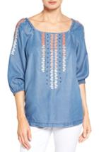 Women's Kut From The Kloth Shaylee Embellished Peasant Top