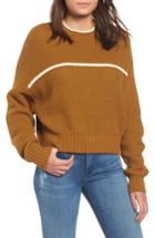 Women's Rvca Jammer Seed Stitch Sweater - Yellow