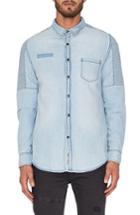 Men's Nxp Assassin Moto Denim Shirt - Blue