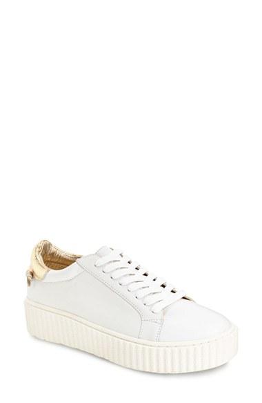Women's Jslides 'parker' Platform Sneaker .5 M - White