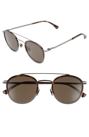 Men's Mykita Olli 47mm Aviator Sunglasses - Graphite/ Santiago Gradient
