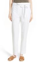 Women's Theory Gunilla Poplin Tie Waist Pants - White