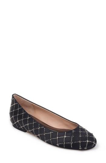 Women's Badgley Mischka Sheila Flat .5 M - Black