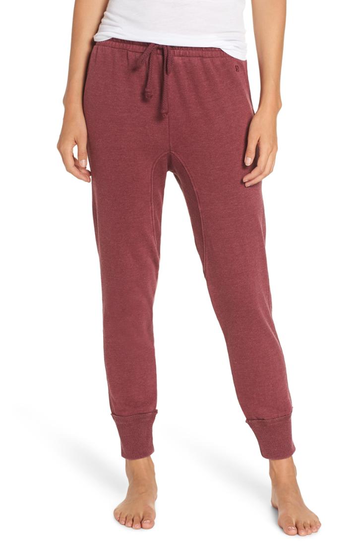 Women's Joe's Relaxed Lounge Jogger Pants - Burgundy