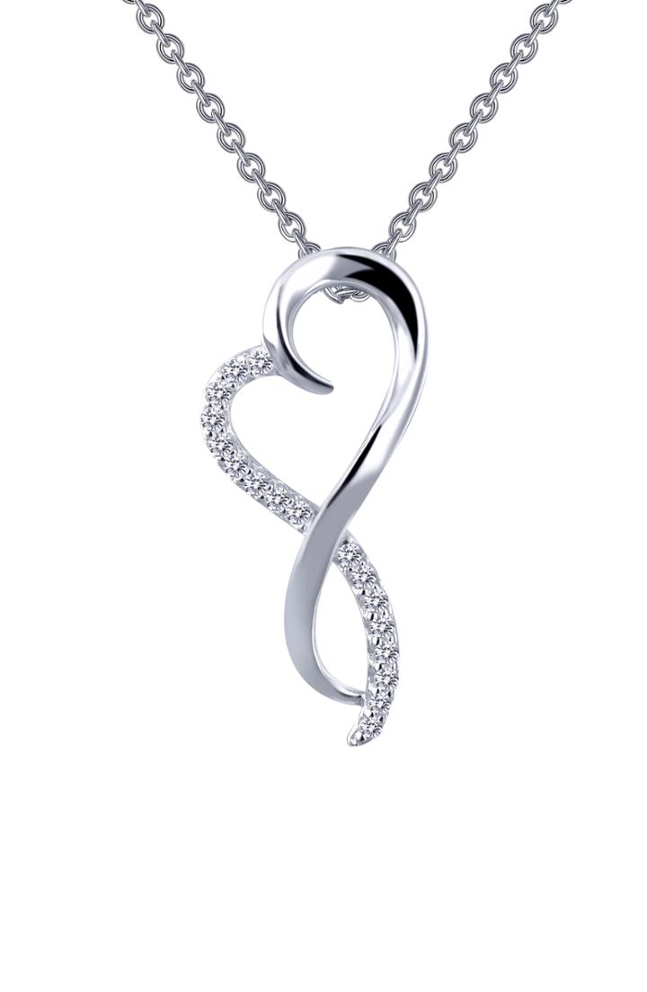 Women's Lafonn Simulated Diamond Infinity Heart Pendant Necklace