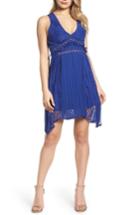 Women's Foxiedox Babette Lace Inset Party Dress - Blue
