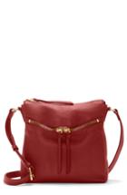 Vince Camuto Staja Leather Crossbody Bag - Red