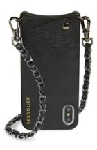 Bandolier Lucy Leather Iphone X Crossbody Case - Black