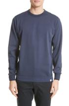 Men's Norse Projects Vagn Mercerized Fleece Sweatshirt - Blue