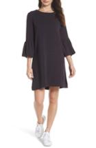 Women's French Connection Paros Sudan Bell Sleeve Shift Dress - Blue