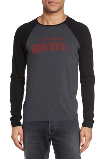 Men's John Varvatos Star Usa Ramones Raglan T-shirt, Size - Grey