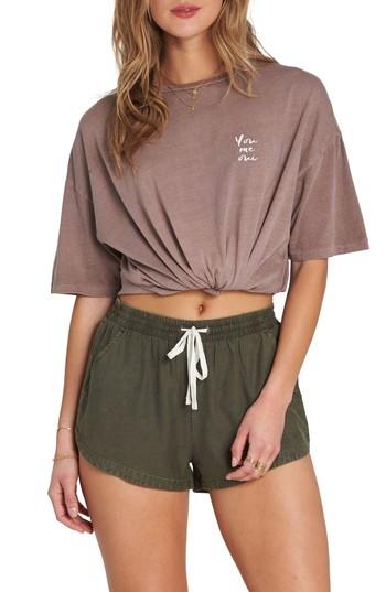 Women's Billabong 'road Trippin' Shorts - Green