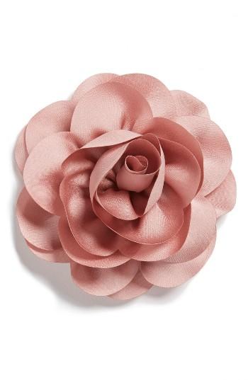 Cara Flower Ponytail Holder, Size - Pink