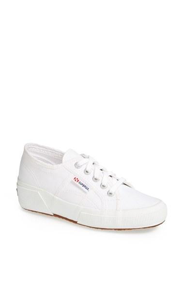 Superga 'linea' Wedge Sneaker Womens White