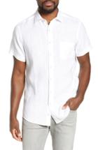 Men's Rodd & Gunn Regular Fit Ellerslie Linen Camp Shirt - Grey