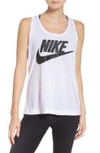 Women's Nike Essential Logo Tank - White