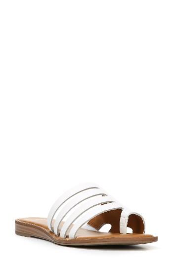 Women's Sarto By Franco Sarto Gala Slide Sandal .5 M - White