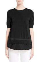 Women's Moncler Tricot Knit Top - Black