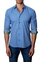 Men's Jared Lang Check Sport Shirt - Blue