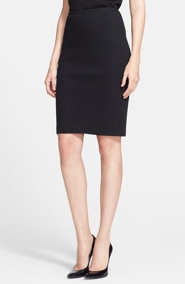 Women's St. John Collection Milano Pique Knit Pencil Skirt