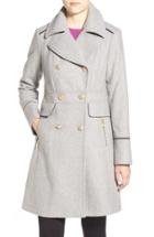 Women's Vince Camuto Wool Blend Double Breasted Officer's Coat