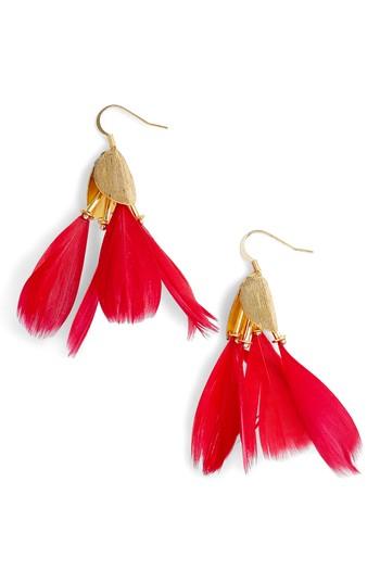 Women's Serefina Dancing Feather Earrings