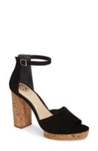 Women's Vince Camuto Ciestie Platform Sandal .5 M - Black