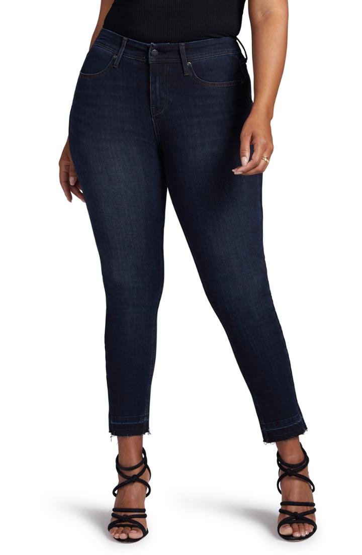Women's Curves 360 By Nydj Boost Release Hem Skinny Jeans