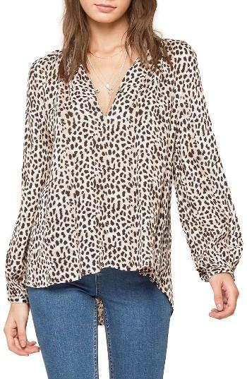 Women's Amuse Society Playa Print Woven Top