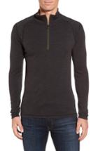 Men's Smartwool Merino 250 Base Layer Quarter Zip Pullover - Grey