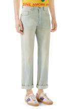 Men's Gucci Bleach Washed Jeans - Blue