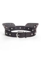 Women's Isabel Marant Tricy Studded Leather Belt - Black