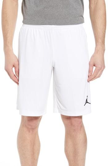 Men's Nike Jordan 23 Alpha Dry Knit Shorts - White