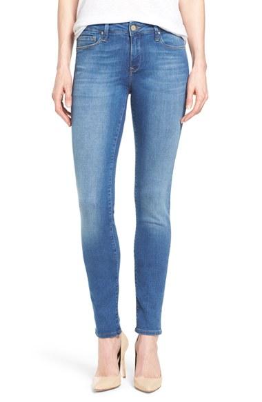 Women's Mavi Jeans 'adriana' Stretch Skinny Jeans X 34 - Blue