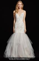 Women's Hayley Paige 'honor' Embellished V-neck Mermaid Gown, Size In Store Only - Ivory