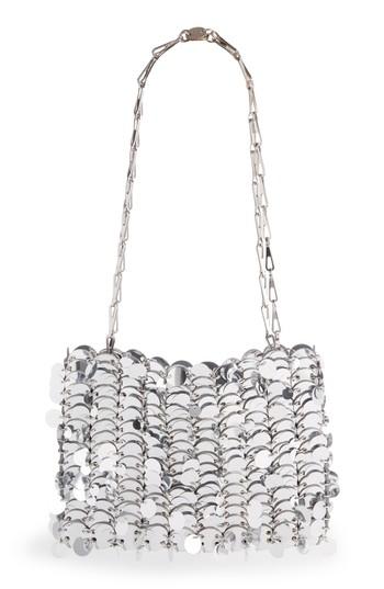 Paco Rabanne Leather Shoulder Bag - Metallic