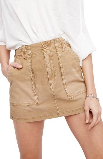 Women's Free People Military Miniskirt