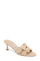 Women's Manolo Blahnik Hairibalmu Sandal Us / 37eu - Beige