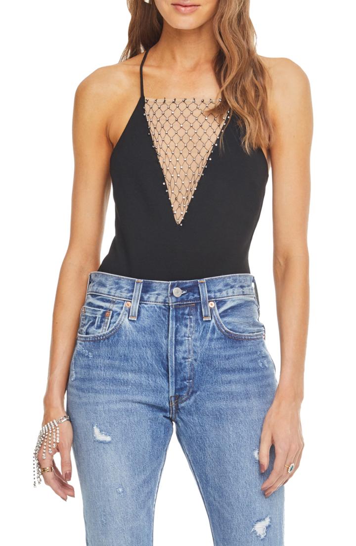 Women's Astr The Label Boom Boom Bodysuit - Black