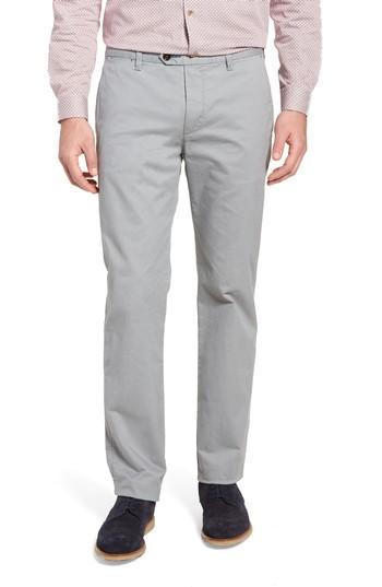 Men's Ted Baker London Proctt Slim Fit Stretch Cotton Chino Pants - Grey