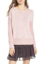 Women's Rebecca Minkoff Lola Reversible Twist Sweater, Size - Pink