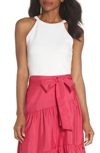 Women's Eliza J Cutaway Tank Top - Ivory