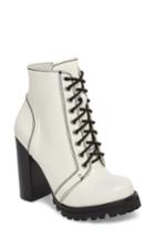 Women's Jeffrey Campbell 'legion' High Heel Boot .5 M - White