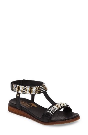 Women's Pikolinos Antillas Beaded Sandal Eu - Black